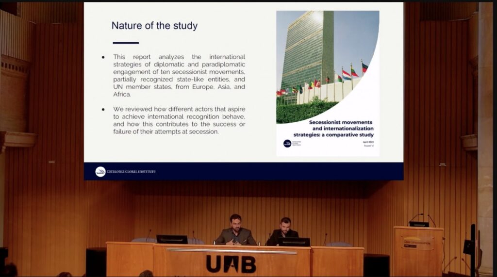Vídeo «Moviments secessionistes i estratègies d’internacionalització: un estudi comparatiu»